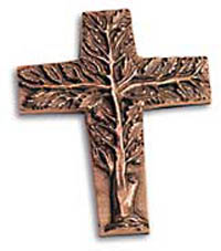 Bronze Tree of Life Crosses