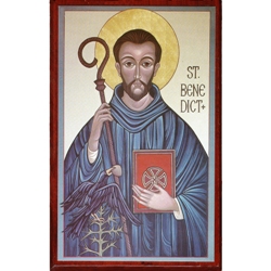 St. Benedict Icon  - St. Benedict Icon (large)