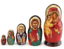 Nativity Matryoshka (5 Nesting Dolls)