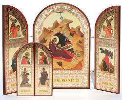 Nativity Icon Triptych