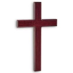 Carmelite Cross (purple heart wood)