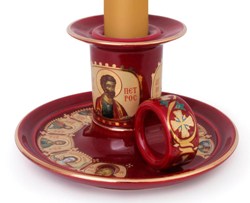 Candle Holder (red)