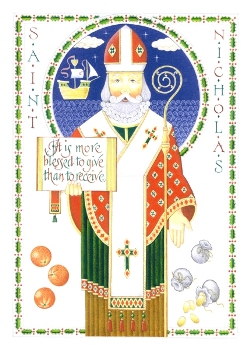 St. Nicholas Christmas Cards (box of 18)