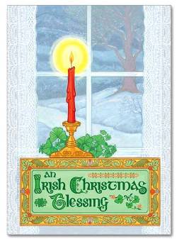 An Irish Christmas Blessing (red candle) (box of 18)