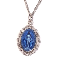 Miraculous Medal (sterling silver)