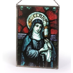 St. Clare Sacred Stained Glass