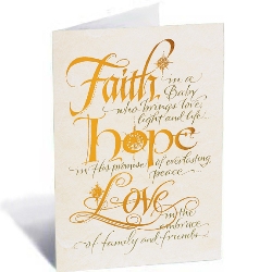 The Art of Calligraphy Christmas Cards